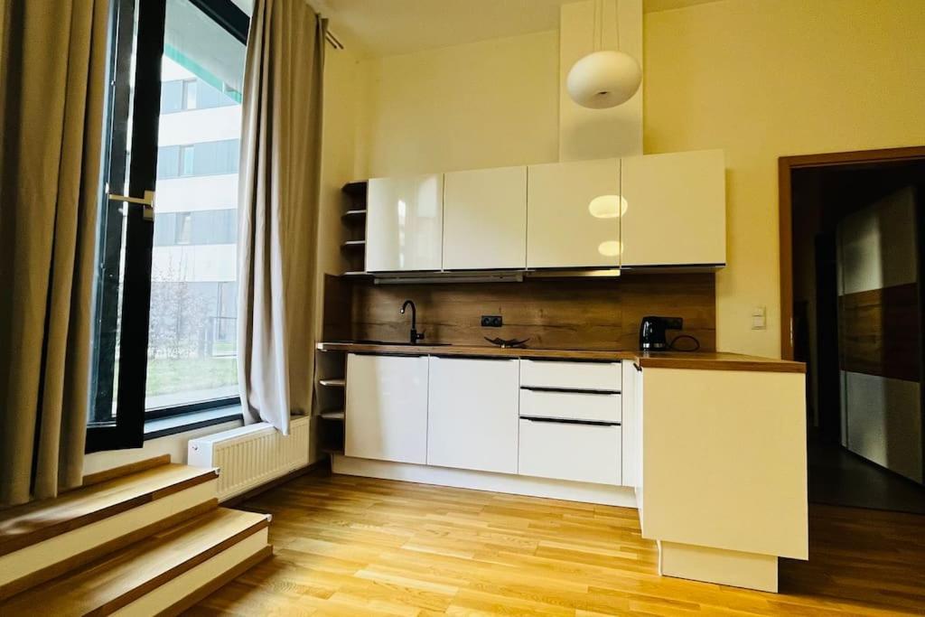 Apartment Holesovice, Garden, Garage Praga Exterior foto